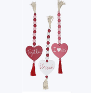 Corazón de madera colgante - Pura Vida Books