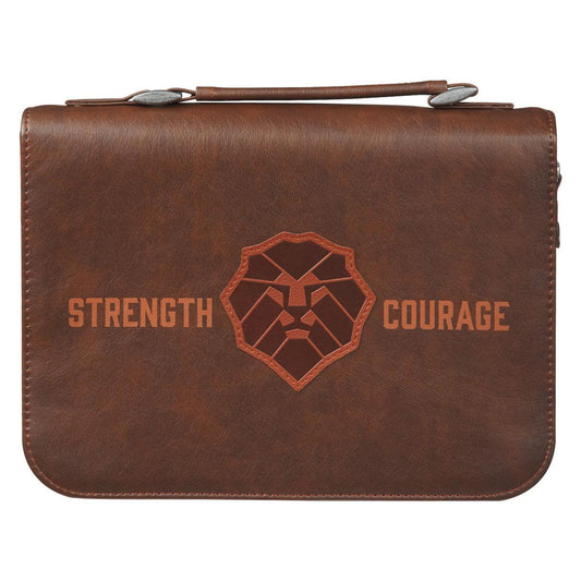 Cubierta para Biblia Strength and Courage (Fortaleza y valor)