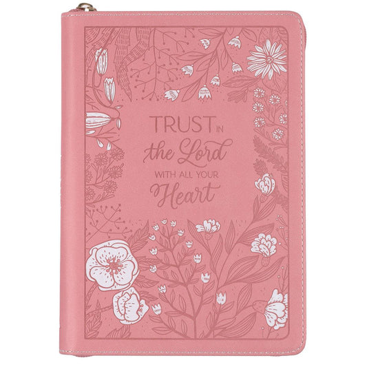 Diario clásico con cierre Trust With All Your Heart( Confía con todo tu corazón )