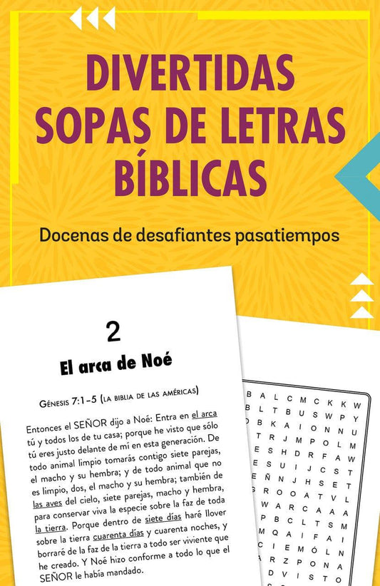 Divertidas sopas de letras bíblicas