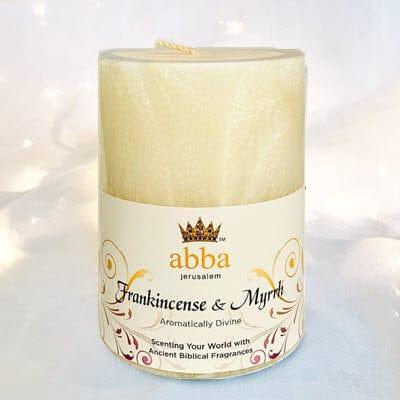 FRANKINCENSE and MYRRH PILLAR 4" - Pura Vida Books