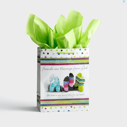 Friends - Bolsa de regalo mediana con Tissue