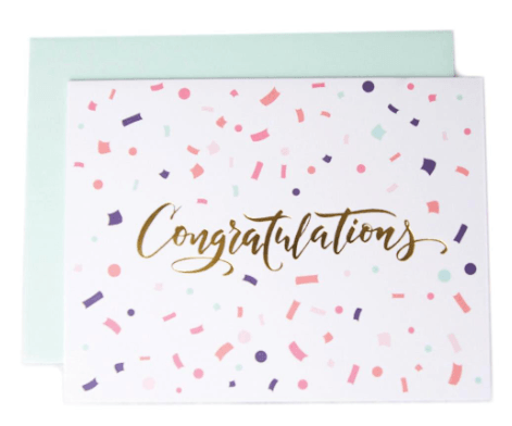 Greeting Card Congratulations (Felicitaciones)