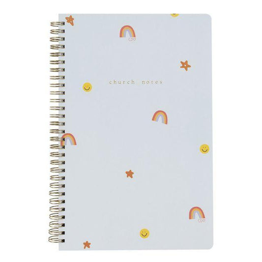 Happy Icons Church Notes Notebook - Pura Vida Books
