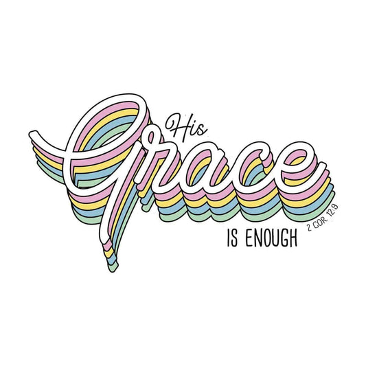 Kerusso His Grace Sticker - Pura Vida Books