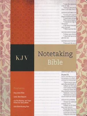 KJV Notetaking Bible, Red Floral - Pura Vida Books