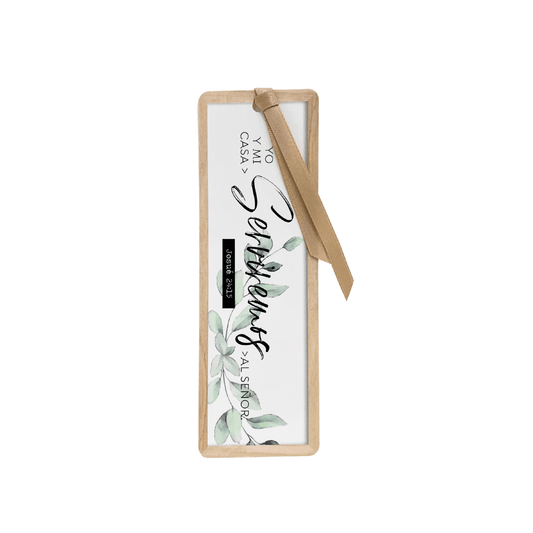 Marcador ribbon - Josue 24:15 - Pura Vida Books