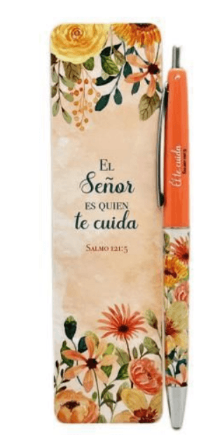 Marcador y Bolígrafo El Señor te cuida