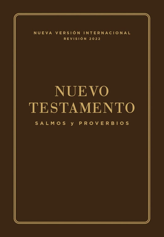 Nuevo Testamento de bolsillo con Salmos y Proverbios (Revisión 2022, Leatherflex) | NVI