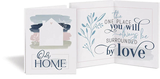 Our home - Mini wooden keepsake card - Pura Vida Books