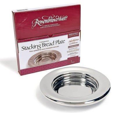 Remembrance Ware Silver Stacking Breadplate - Pura Vida Books