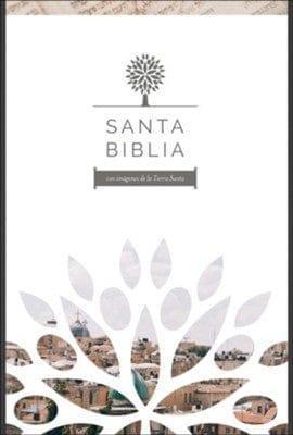 Santa Biblia Letra grande, símil piel, negra fotos de Tierra Santa RVR 1960. - Pura Vida Books