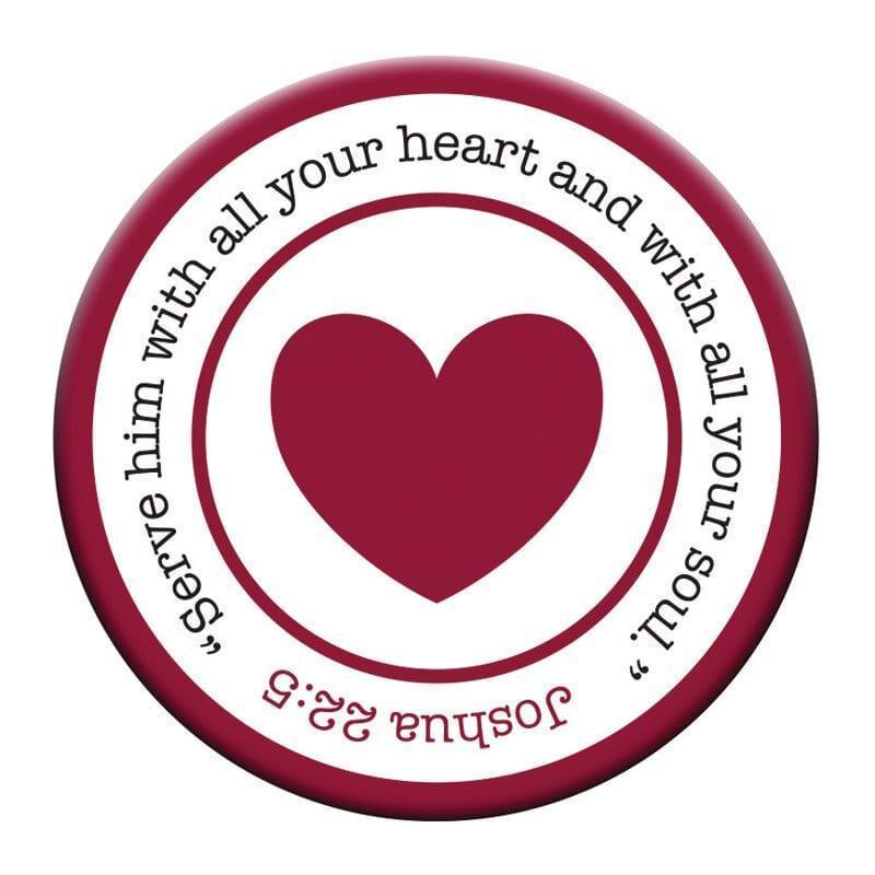 Serve with a Heart Like Jesus Token - Pura Vida Books