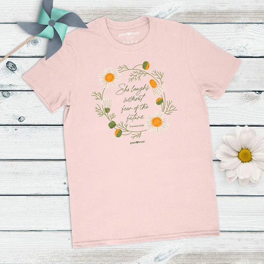 T-Shirt She Laughs Without Fear