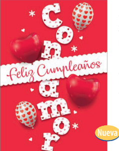 Tarjeta Feliz Cumpleaños con amor