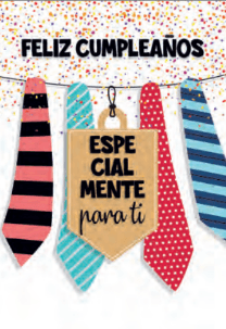 Tarjeta Feliz cumpleaños especialmente para ti