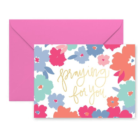 Tarjeta Greeting Card Praying For You (Orando por ti)
