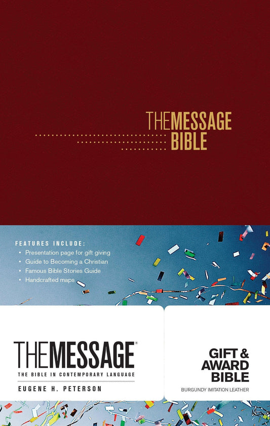 The Message Gift and Award Bible - Pura Vida Books