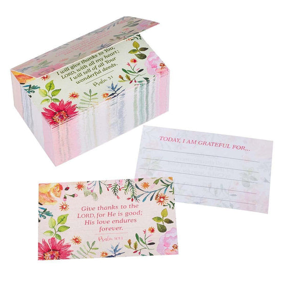 Today I'm Grateful For... Glass Gratitude Jar with Cards - Pura Vida Books