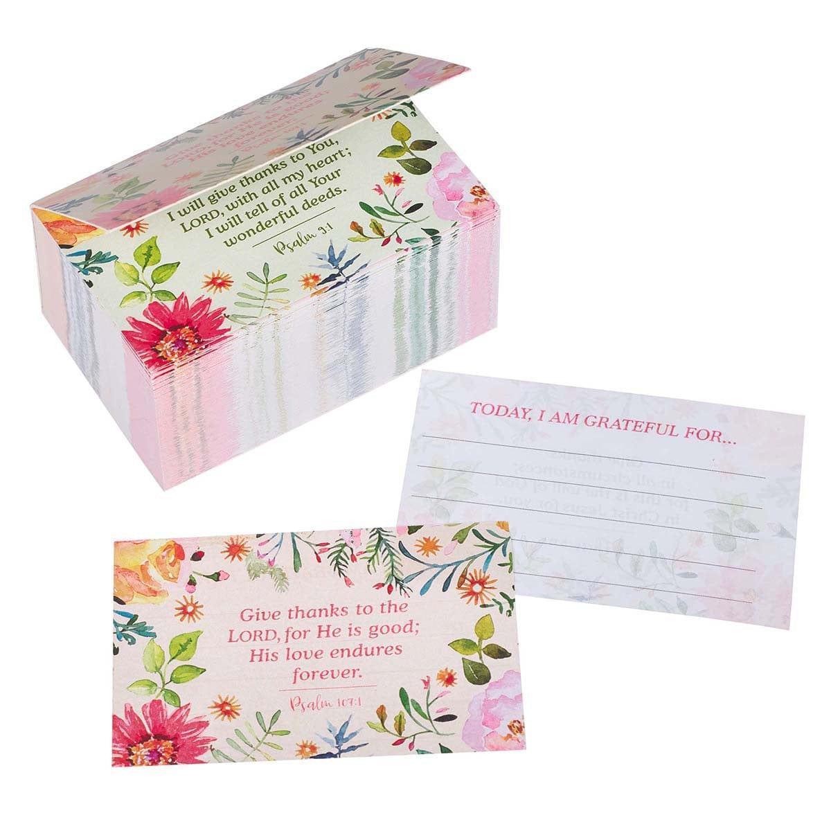 Today I'm Grateful For... Glass Gratitude Jar with Cards - Pura Vida Books