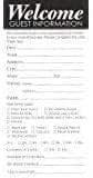 Welcome Guest Information - Pura Vida Books