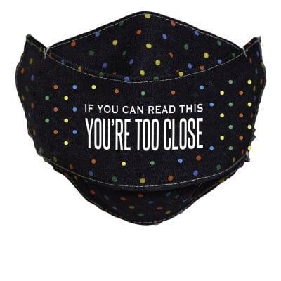 You're Too Close Fask Mask - Pura Vida Books