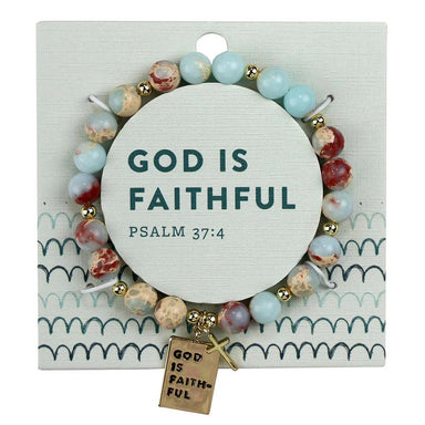 Grace & truth God Is Faithful Keepsake Bracelet - Pura Vida Books