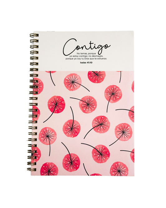 Contigo - Libretas Lineas Flores II