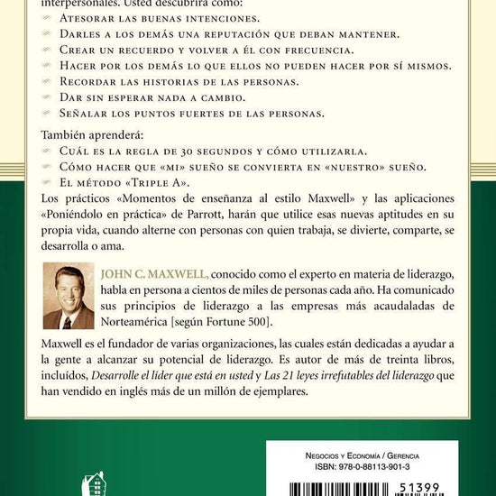 25 maneras de ganarse a la gente: Cómo hacer que los demás se sientan valiosos - John C. Maxwell - Pura Vida Books