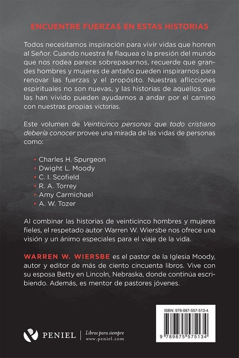 25 personas que todo cristiano debería conocer - Warren W. Wiersebe - Pura Vida Books