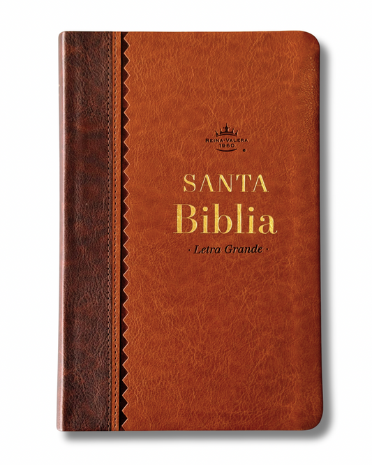 Biblia RVR1960 | Encuadernación Café Refinado