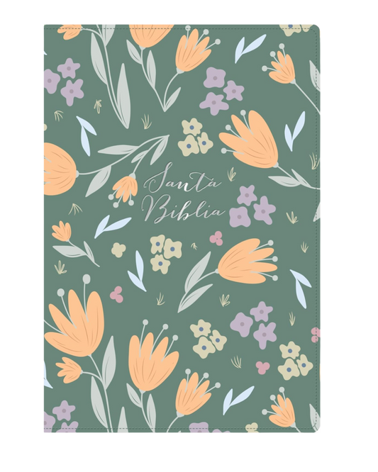 Biblia RVR1960 | Letra Grande Tapa Símil Piel Verde