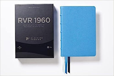 Reina Valera 1960 Biblia Letra Gigante, Colección Premier, Azul, Interior a dos colores: Edición Limitada - Pura Vida Books