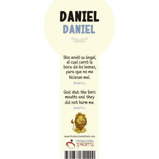 3D Bookmark For Children (Daniel) - Pura Vida Books