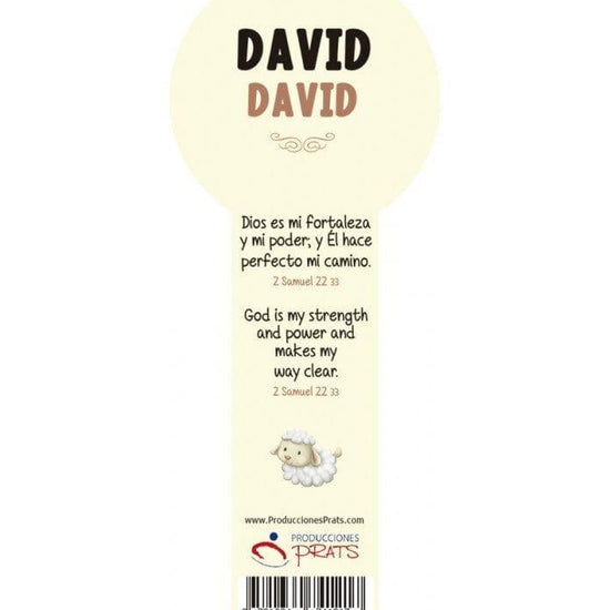 3D Bookmark For Children(David) - Pura Vida Books