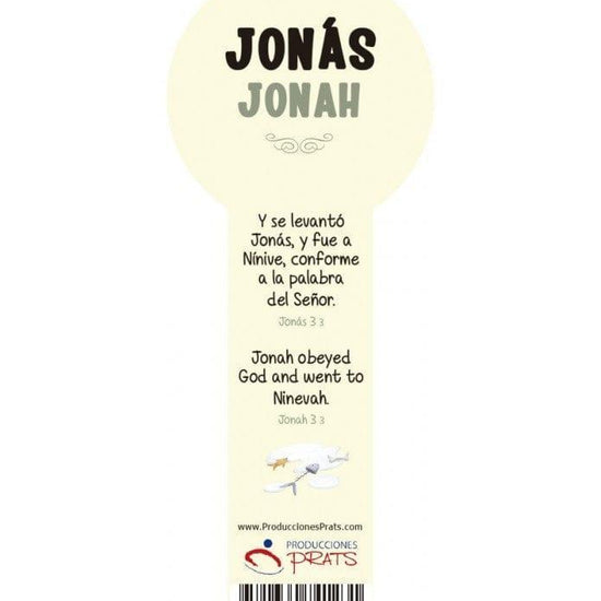 3D Bookmark For Children (Jonah) - Pura Vida Books