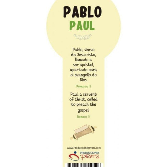 3D Bookmark For Children (Paul) - Pura Vida Books