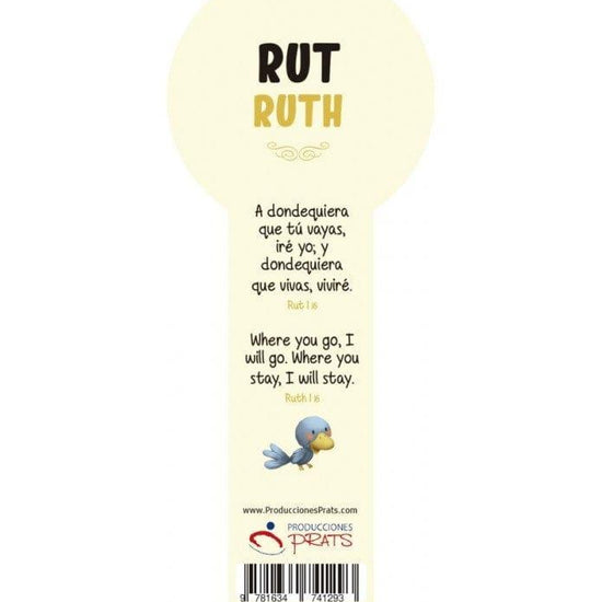 3D Bookmark For Children (Ruth) - Pura Vida Books