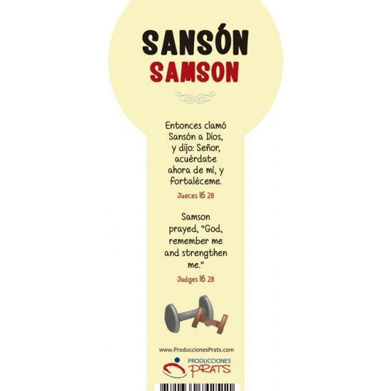 3D Bookmark For Children (Sansón) - Pura Vida Books