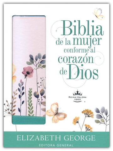 Biblia de la Mujer Conforme al Corazón de Dios: Edición Jardín