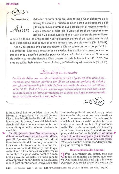 Biblia de la Mujer Conforme al Corazón de Dios: Edición Jardín