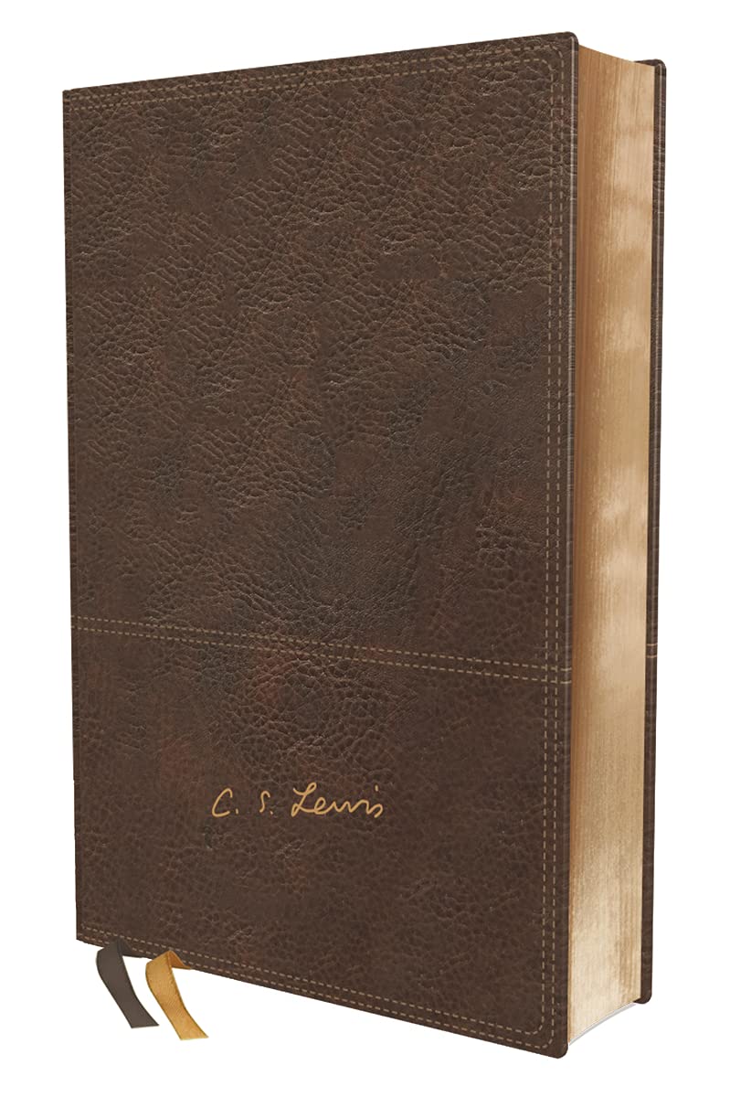 Reina Valera Revisada Biblia Reflexiones de C. S. Lewis, Leathersoft, Café, Interior a Dos Colores (Spanish Edition), C. S. Lewis, Vida