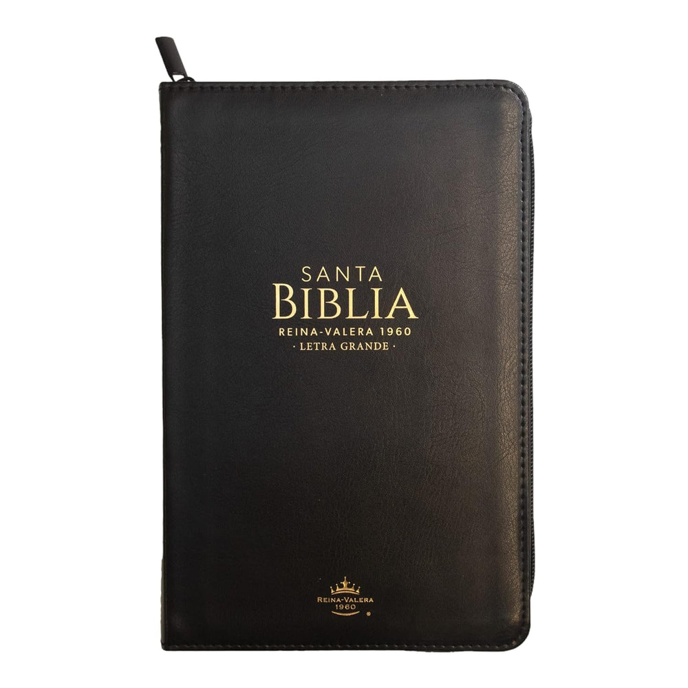 Biblia  Clasica RVR1960 LG negra piel