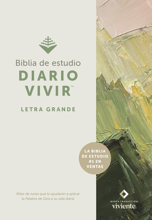 Biblia de Estudio del Diario Vivir (NTV) | Letra grande, tapa dura