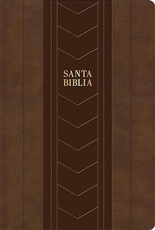 RVR 1960 Biblia letra grande tamaño manual edición especial, marrón símil piel - Pura Vida Books