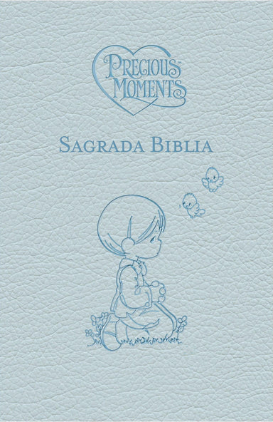 Biblia Católica Precious Moments™, Leathersoft, Azul celeste - Pura Vida Books