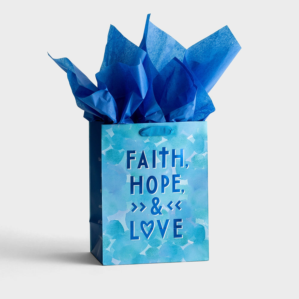Bolsa mediana Faith, Hope, & Love