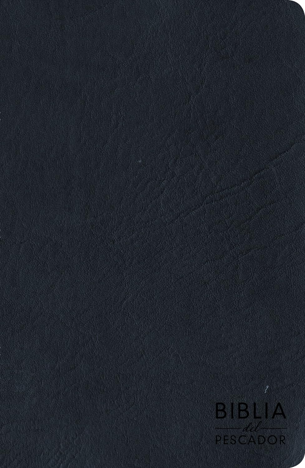 Biblia del Pescador RVR 1960, letra grande, azul símil piel