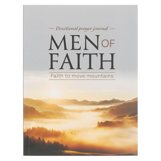 Men of Faith Prompted Devotional Prayer Journal: Faith to Move Mountains cover image