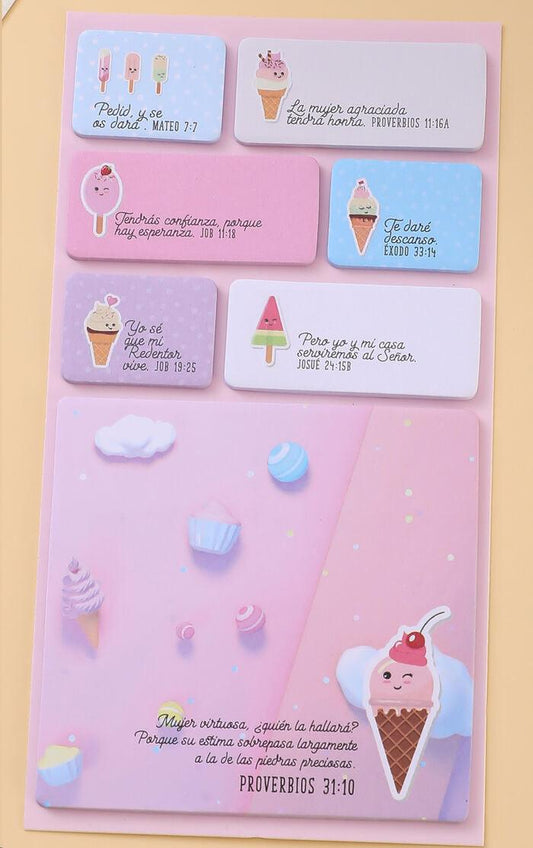 Pack sticky notes. Promesas